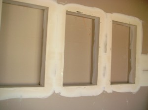 wall recess x 3